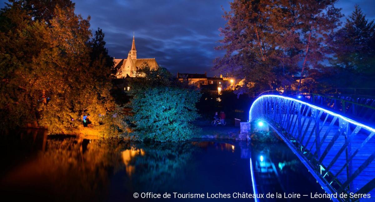 Le Perroquet Bleu Otel La Chapelle-Blanche-Saint-Martin Dış mekan fotoğraf