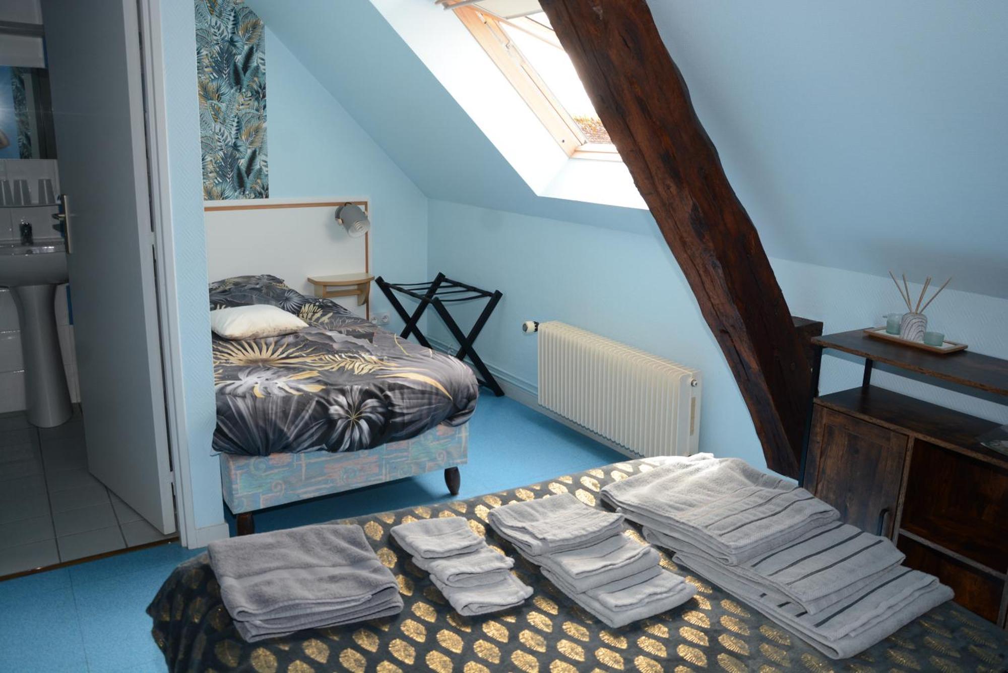 Le Perroquet Bleu Otel La Chapelle-Blanche-Saint-Martin Dış mekan fotoğraf